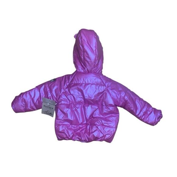 Bearpaw Metallic Puffer Coat - Picture 3 of 6